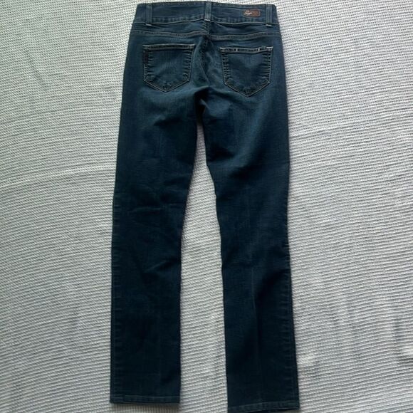 PAIGE Women's Stright Leg Low Rise Slim Fit Medium Wash Jeans sz 26 - Picture 2 of 12